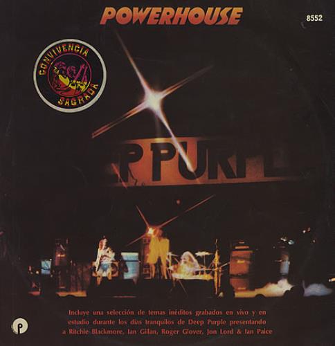 Deep Purple Powerhouse vinyl LP album (LP record) Argentinean DEELPPO246884
