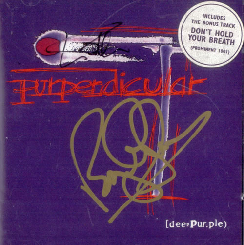 Deep Purple Purpendicular - Autographed CD album (CDLP) US DEECDPU525912