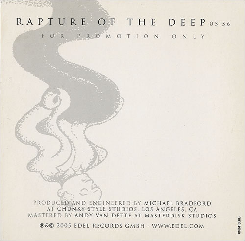 Deep Purple Rapture Of The Deep CD single (CD5 / 5") German DEEC5RA436200