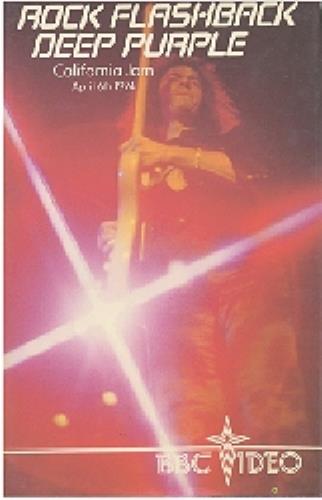 Deep Purple Rock Flashback video (VHS or PAL or NTSC) UK DEEVIRO189686
