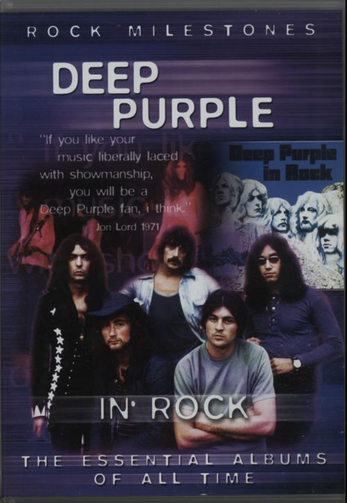 Deep Purple Rock Milestones - In Rock DVD UK DEEDDRO613614