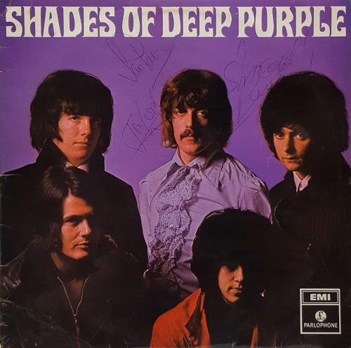 Deep Purple Shades Of Deep Purple - 1st - Autographed vinyl LP album (LP record) UK DEELPSH661819
