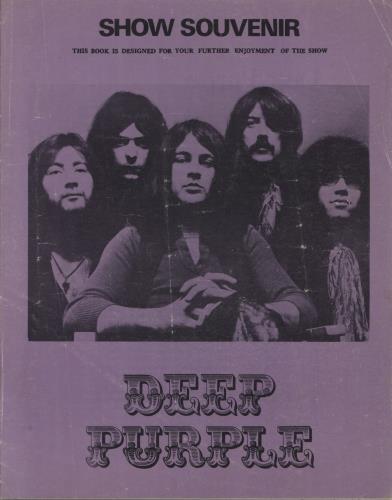 Deep Purple Show Souvenir - VG tour programme UK DEETRSH875573