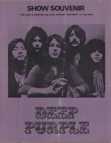 Deep Purple Show Souvenir - VG tour programme UK DEETRSH875573