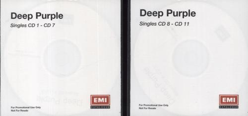 Deep Purple Singles CD-R acetate UK DEECRSI697551