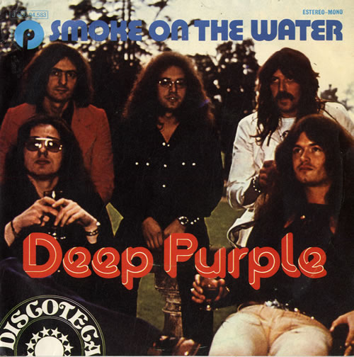 Deep Purple Smoke On The Water 7" vinyl single (7 inch record / 45) Spanish DEE07SM131493