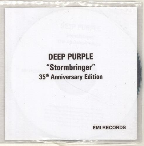 Deep Purple Stormbringer 35th Anniversary Edition CD-R acetate UK DEECRST466520