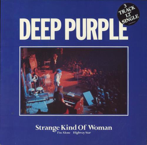Deep Purple Strange Kind Of Woman - Hype & Promo Stickered 12" vinyl single (12 inch record / Maxi-single) UK DEE12ST798979