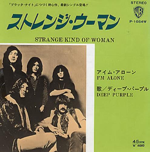 Deep Purple Strange Kind Of Woman 7" vinyl single (7 inch record / 45) Japanese DEE07ST296449