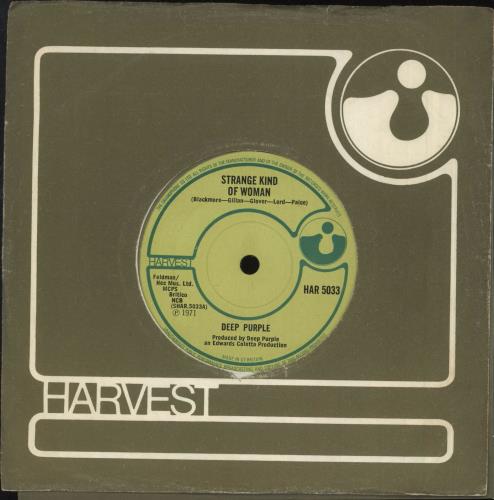 Deep Purple Strange Kind Of Woman 7" vinyl single (7 inch record / 45) UK DEE07ST64677