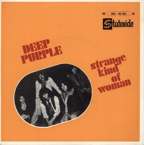 Deep Purple Strange Kind Of Woman 7" vinyl single (7 inch record / 45) Portuguese DEE07ST81957