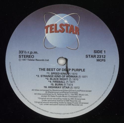 Deep Purple The Best Of Deep Purple vinyl LP album (LP record) UK DEELPTH564593