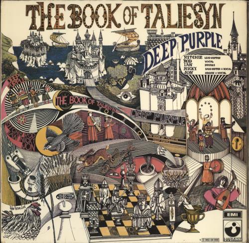 Deep Purple The Book Of Taliesyn - 2nd vinyl LP album (LP record) German DEELPTH769319