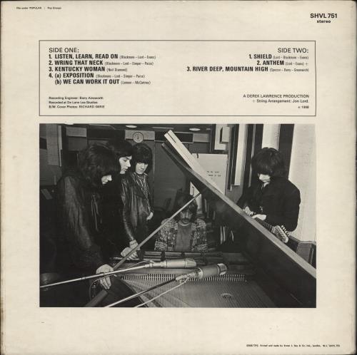 Deep Purple The Book Of Taliesyn - 3rd - EX vinyl LP album (LP record) UK DEELPTH776821