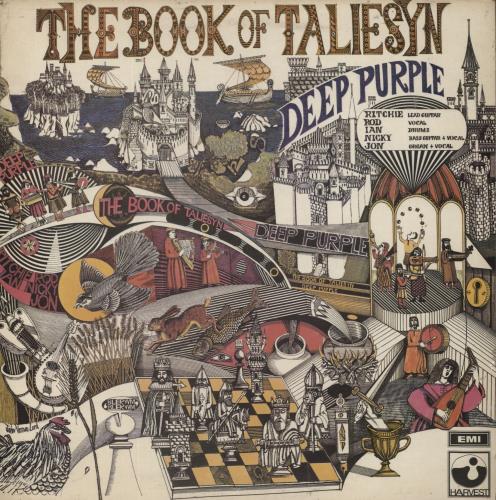 Deep Purple The Book Of Taliesyn - USA Pressing vinyl LP album (LP record) UK DEELPTH859006