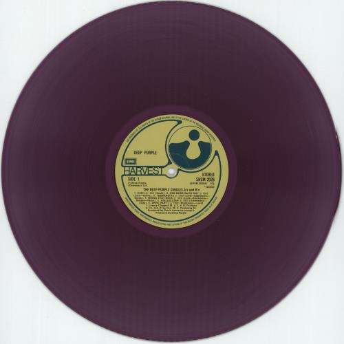 Deep Purple The Deep Purple Singles A's & B's - Purple Vinyl vinyl LP album (LP record) UK DEELPTH60788