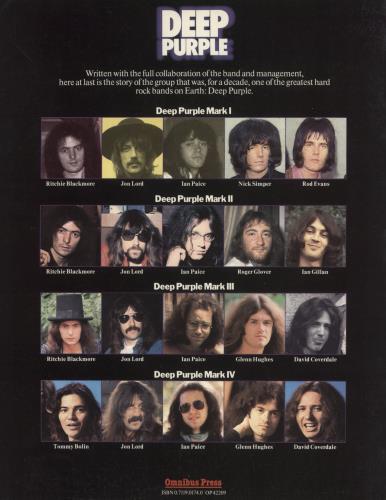 Deep Purple The Illustrated Biography book UK DEEBKTH865205