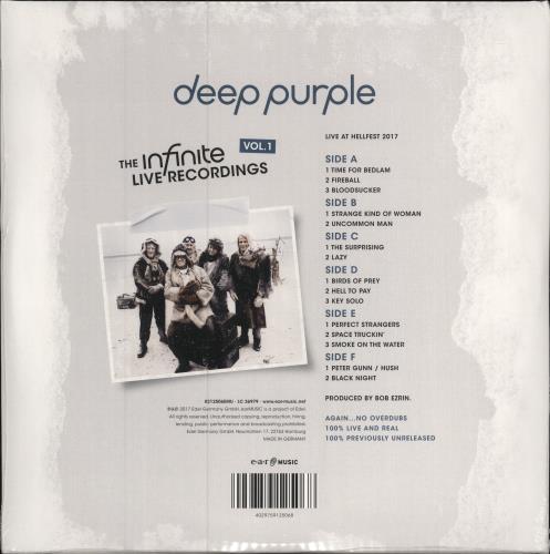 Deep Purple The Infinite Live Recordings Vol.1 - Sealed 3-LP vinyl record set (Triple LP Album) UK DEE3LTH782136