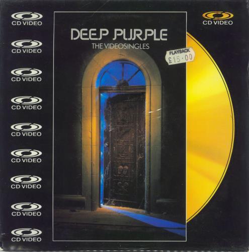 Deep Purple The Video Singles - 8" CD-Video - Sealed laserdisc / lazerdisc UK DEELZTH870559