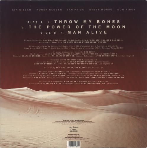 Deep Purple Throw My Bones/ Man Alive 10" vinyl single (10 inch record) UK DEE10TH867108