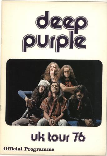 Deep Purple UK Tour '76 tour programme UK DEETRUK692689