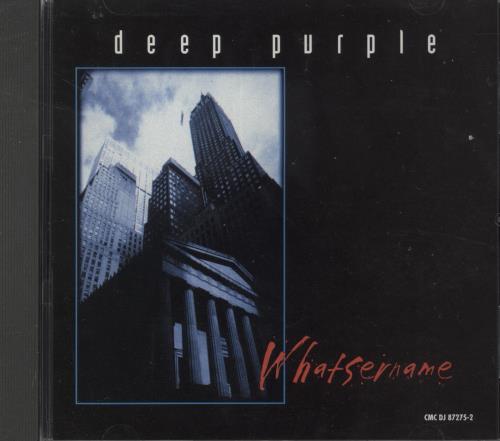 Deep Purple Whatsername CD single (CD5 / 5") US DEEC5WH131825