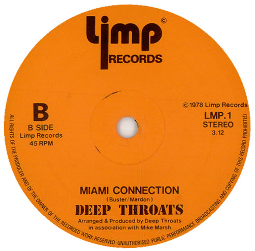 Deep Throats Rock 'N' Roll Discharge 7" vinyl single (7 inch record / 45) UK DZ807RO506503