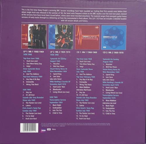 Deep Purple BBC Sessions 68/70 - Not Sealed UK box set (757582)