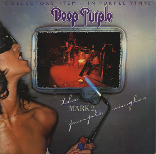 Deep Purple The Mark 2 Purple Singles - Purple Vinyl vinyl LP album (LP record) UK DEELPTH00595