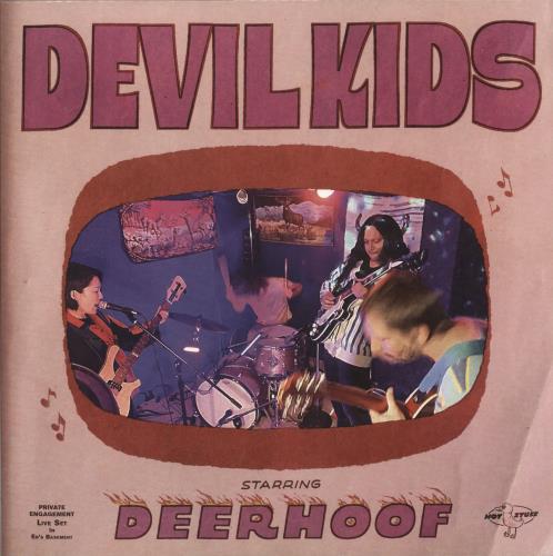 Deerhoof Devil Kids - Blue Vinyl - EX vinyl LP album (LP record) US 3KOLPDE871372