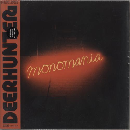 Deerhunter Monomania vinyl LP album (LP record) UK D3ILPMO865124