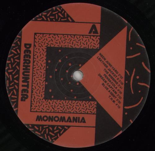 Deerhunter Monomania vinyl LP album (LP record) UK D3ILPMO865124