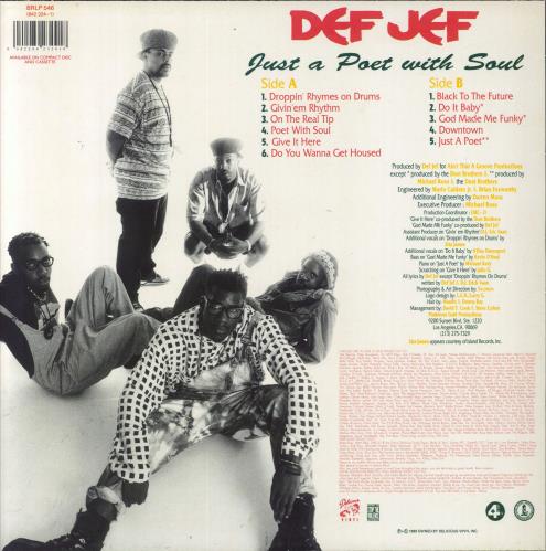 Def Jef Just A Poet With Soul vinyl LP album (LP record) UK Q4ILPJU832420
