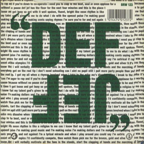 Def Jef On The Real Tip 7" vinyl single (7 inch record / 45) UK Q4I07ON825094