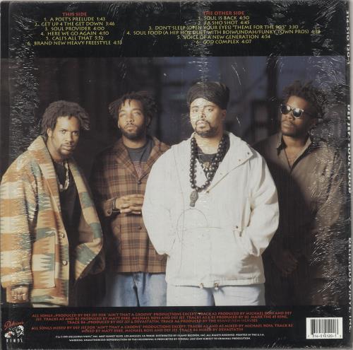 Def Jef Soul Food - shrink vinyl LP album (LP record) US Q4ILPSO735642