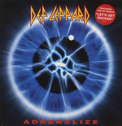 Def Leppard Adrenalize - Hype Stickered vinyl LP album (LP record) UK DEFLPAD413257