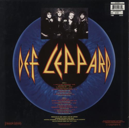 Def Leppard Adrenalize - Stickered - EX vinyl LP album (LP record) UK DEFLPAD496015