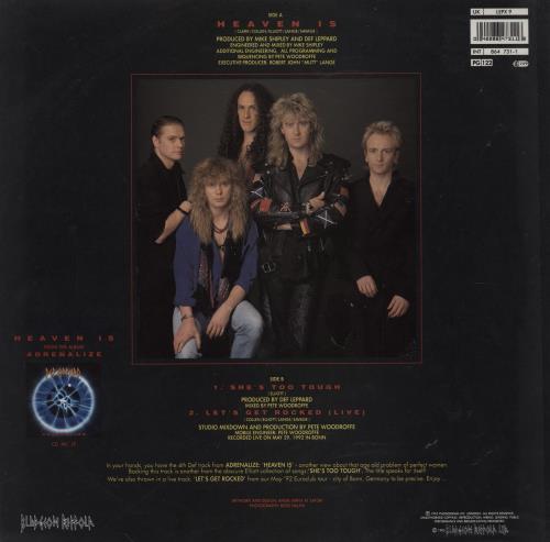 Def Leppard Adrenalize - Twelve Inch Single Picture Disc Set 12" vinyl picture disc (12 inch picture record) UK DEF2PAD760099