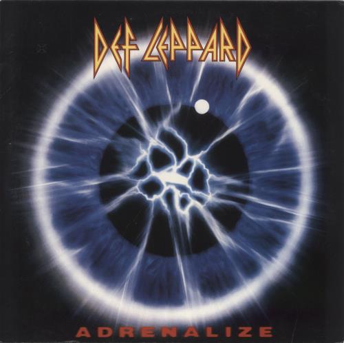 Def Leppard Adrenalize vinyl LP album (LP record) UK DEFLPAD892644