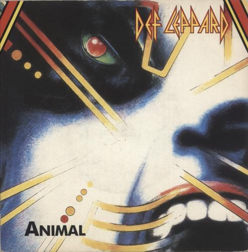 Def Leppard Animal - Paper Labels 7" vinyl single (7 inch record / 45) UK DEF07AN878660
