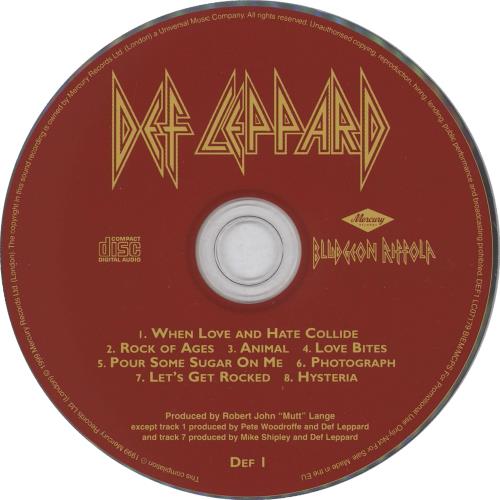 Def Leppard Definitive Leppard - Fan Club Edition CD album (CDLP) UK DEFCDDE754350