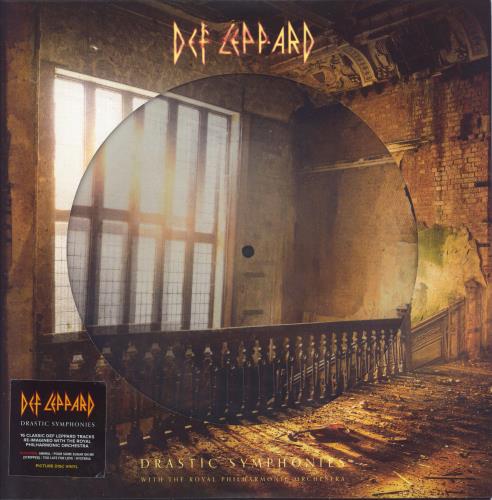 Def Leppard Drastic Symphonies picture disc LP (vinyl picture disc album) UK DEFPDDR829751