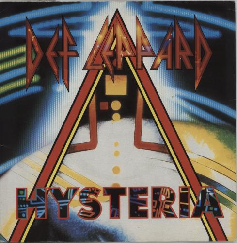 Def Leppard Hysteria + Sew-On Patch 7" vinyl single (7 inch record / 45) UK DEF07HY666792