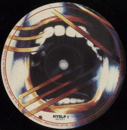 Def Leppard Hysteria - Black Hype Sticker vinyl LP album (LP record) UK DEFLPHY870586