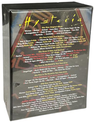 Def Leppard Hysteria: 30th Anniversary Edition - Sealed CD Album Box Set UK DEFDXHY876981