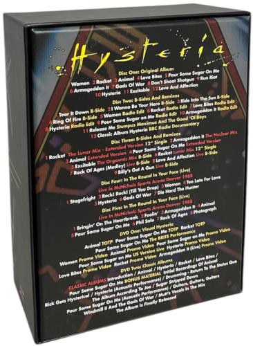 Def Leppard Hysteria: 30th Anniversary Edition CD Album Box Set UK DEFDXHY864584