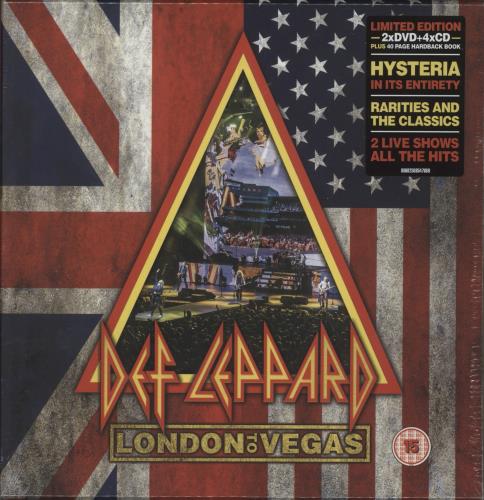 Def Leppard London To Vegas - 4-CD/2-DVD Box Set CD Album Box Set UK DEFDXLO876984