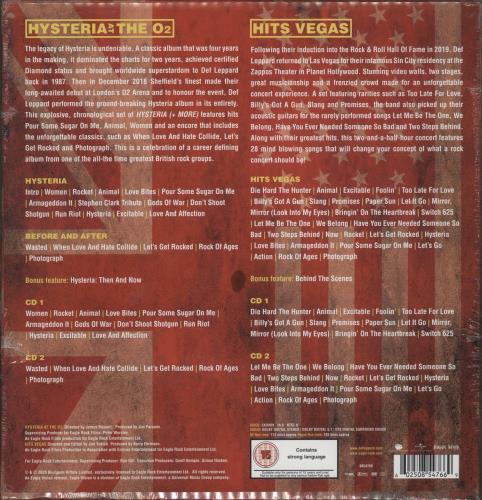 Def Leppard London To Vegas - 4-CD/2-DVD Box Set CD Album Box Set UK DEFDXLO876984