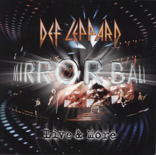 Def Leppard Mirror Ball - Live & More - Clear Vinyl 3-LP vinyl record set (Triple LP Album) US DEF3LMI846703