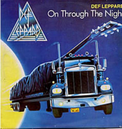 Def Leppard On Through The Night vinyl LP album (LP record) Colombian DEFLPON237637